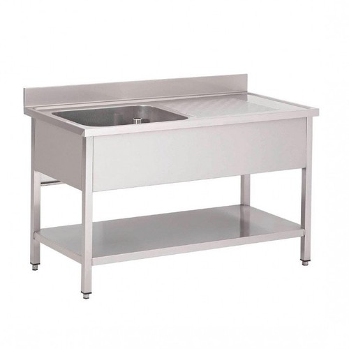 Plonge inox évier gauche - plonge, à