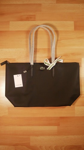 Sac cabas lacoste - lacoste, noir