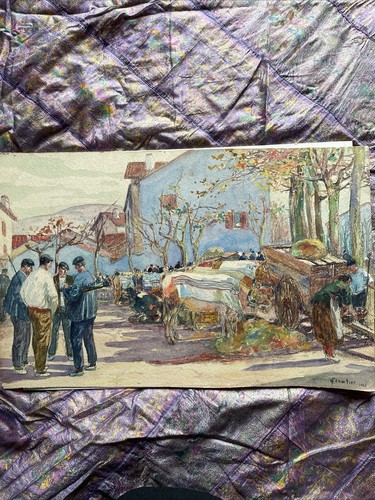 Magnifique aquarelle louis - aquarelle,