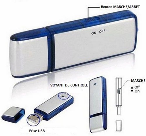 Micro espion clé usb - espion,