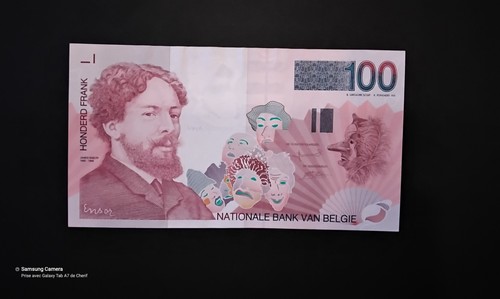 Billet banque 100fr belge - 100fr,