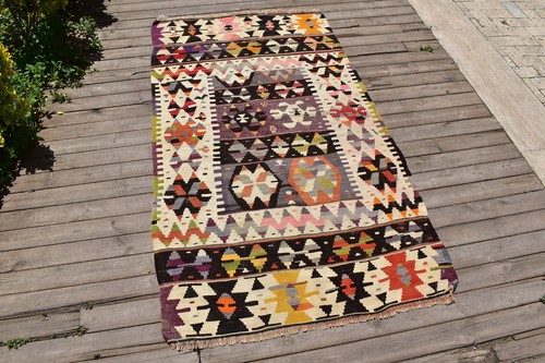 Tapis dinde 2 laine - 3'5''x6'2'',