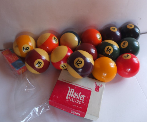 Anciennes boules billards - de,