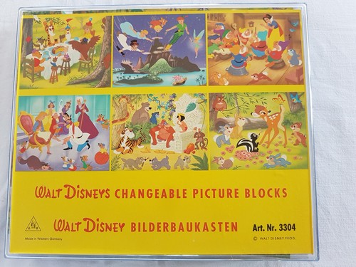 Boîte cubes walt disney - boîte,