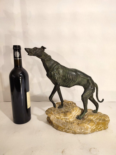 Bronze lecourtier chien - bronze,