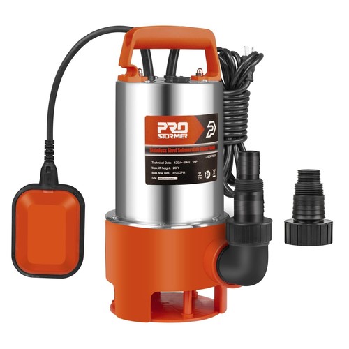Stainless steel sump pump - sump,
