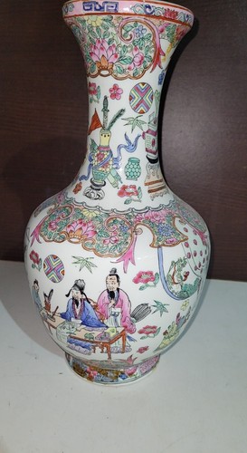 Vase chinois ancien décors - chinois,