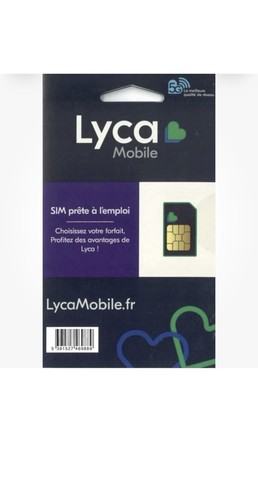 Carte sim lyca - sim, 5g