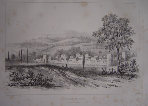 Lithographie ville de - de,