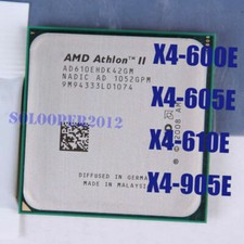 AMD Athlon II X4 600E 605E 610E AMD Phenom II X4 905E Processor Socket AM3 CPU