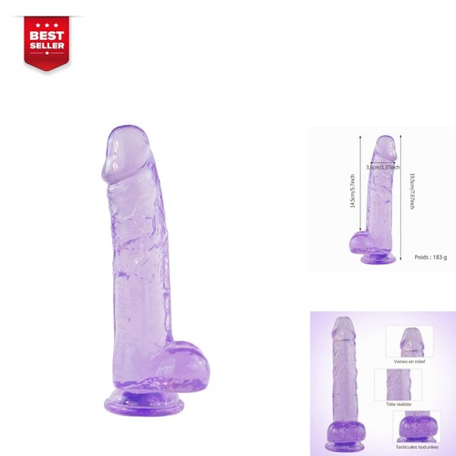 Gode réaliste souple cm - 19,5,