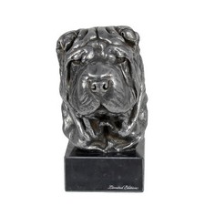 Shar Pei Argentés Chiffres Sur Pierre Art-Dog