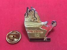 pins BARCELONA 92 Gymnastique. jeux olympiques anneaux poutre gym ESPAGNE