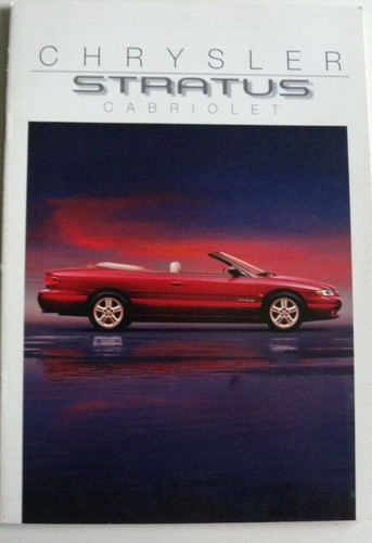 Brochure chrysler stratus - chrysler,