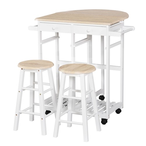 Homcom bar 83x74x83cm beige - bar,