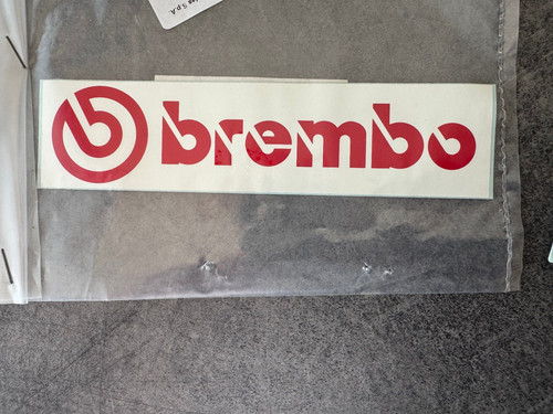 Sticker carénage brembo - brembo, rouge