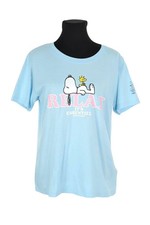 T-shirt en coton bleu