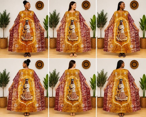 Boubou femme batik wax bassam - wax,