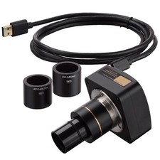 Amscope Caméra Microscope C-Mount Couleur CMOS Arrière Éclairée 3,1MP USB 2.0