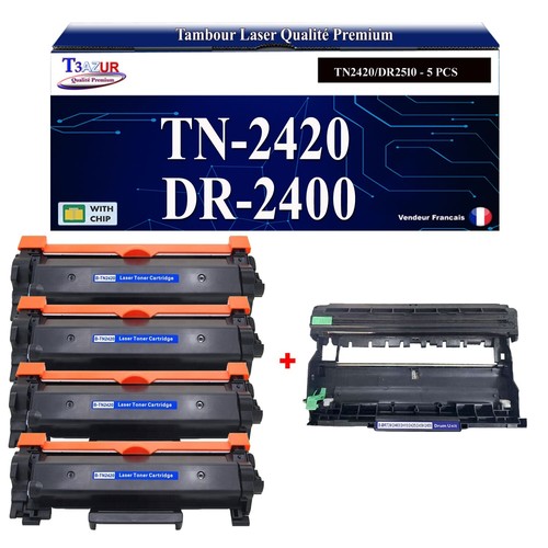 4toner tambour compatible - 4toner+tambour, avec