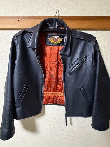 Veste zip harley davidson cuir - zip, harley-davidson