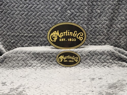 Martin guitars sticker set - guitars,