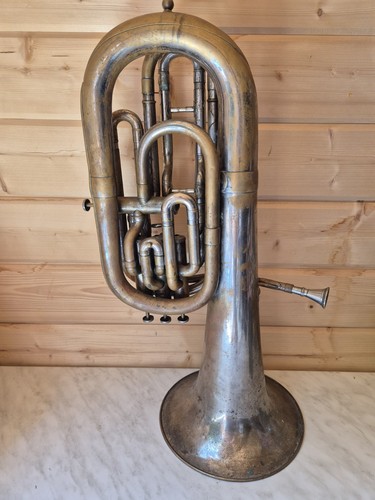 Saxhorn basse euphonium ancien - saxhorn,