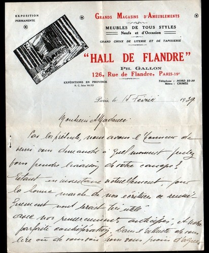 Paris meubles literie - (xix°),