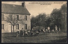 Old postcard Les Bréviaires, Maison de Santé Les Bains de Soleil 