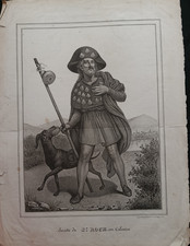 LITHOGRAPHIE DU XIXème SAINT