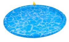 maxxpro Tapis de Jeu Aquatique Chien Ø100 CM Piscine et Tapis Rafraîchissant ave