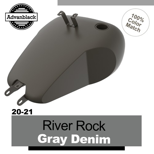 River rock gray - river, denim