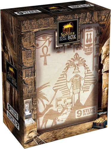Sphinx box solve puzzle - 3d,