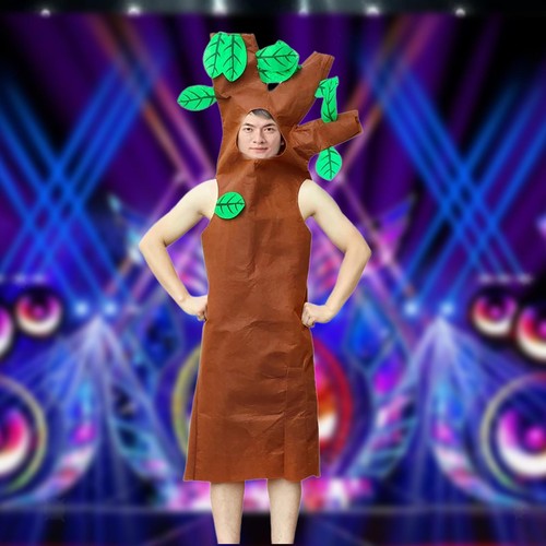 Costume arbre pour - pour, adulte