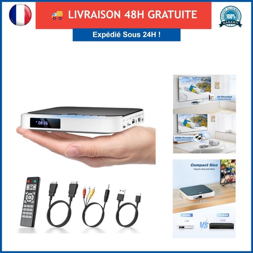 Desobry lecteur dvd - lecteur, mini