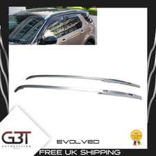 Fits Land Rover Discovery Sport Silver Roof Rails 2014+ Panoramic Rails OE Style