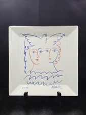 Picasso Marc De Ladoucette Large Square Plate