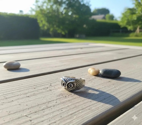 Bague anneau chouette - , hibou