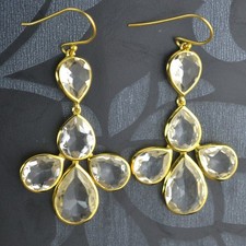 Boucles d'oreilles serties de