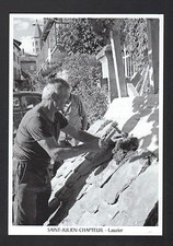 SAINT-JULIEN-CHAPTEUIL (43) ROOF CRAFTSMAN, LAUZIER at work in 2001