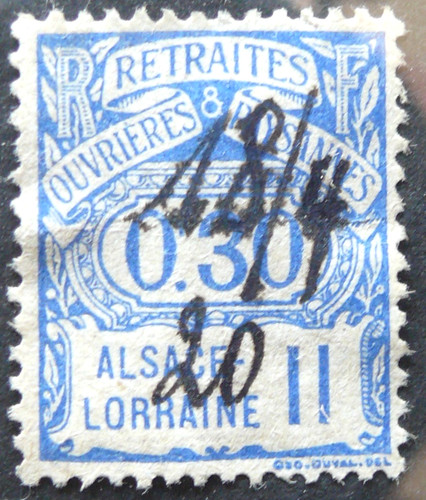 Timbres fiscaux 1917 - fiscaux, 1917/19