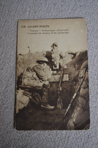 Cpa avant poste - avant-poste, "tommy