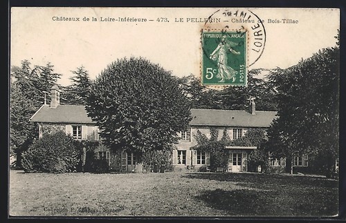 Cpa pellerin château de - pellerin,,