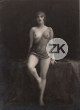 NU Erotisme Voile Flapper Esthétique Twenties Nude Photo 1920s