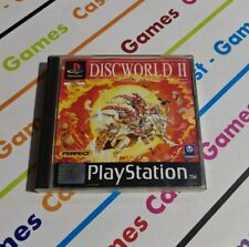 SONY PS1 DISCWORLD 2 PLAYSTATION 1 PAL ITALIAN ESP DISC NEAR NEW 