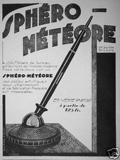 SPHERE METEOR ADVERTISING OFFICE PEN AND ITS ART STANDS