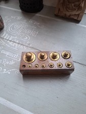 Ancien jeu de poids en laiton