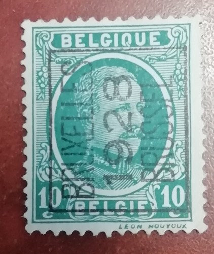 Timbre belgique roi albert - albert, i