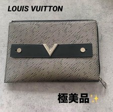 Louis Vuitton Pochette Platt Platine Clutch Bag Essential V From Japan