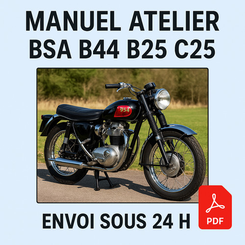 Manuel atelier bsa b44 - manuel,